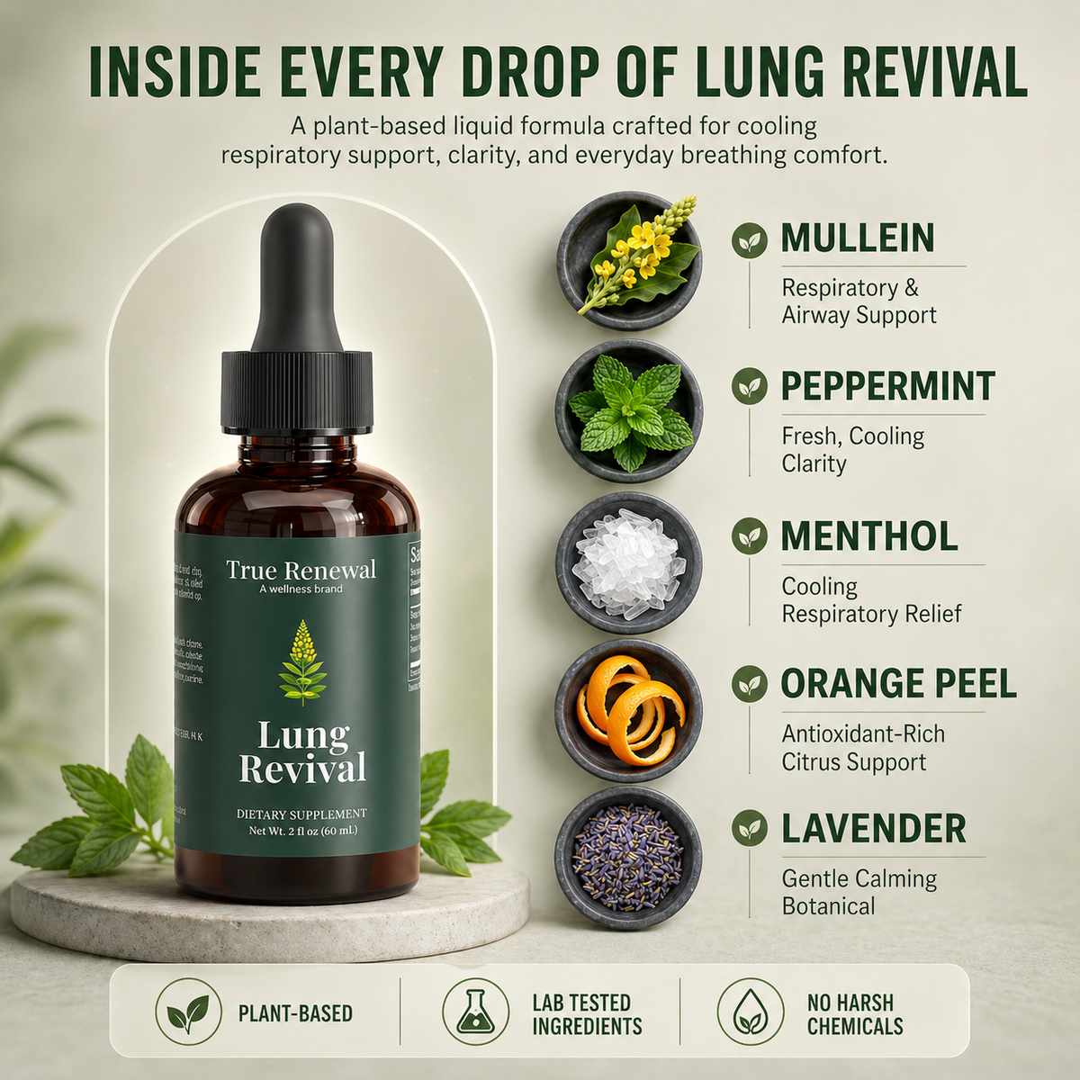 Deep Breath Lung Revival Mullein Clarity Drops