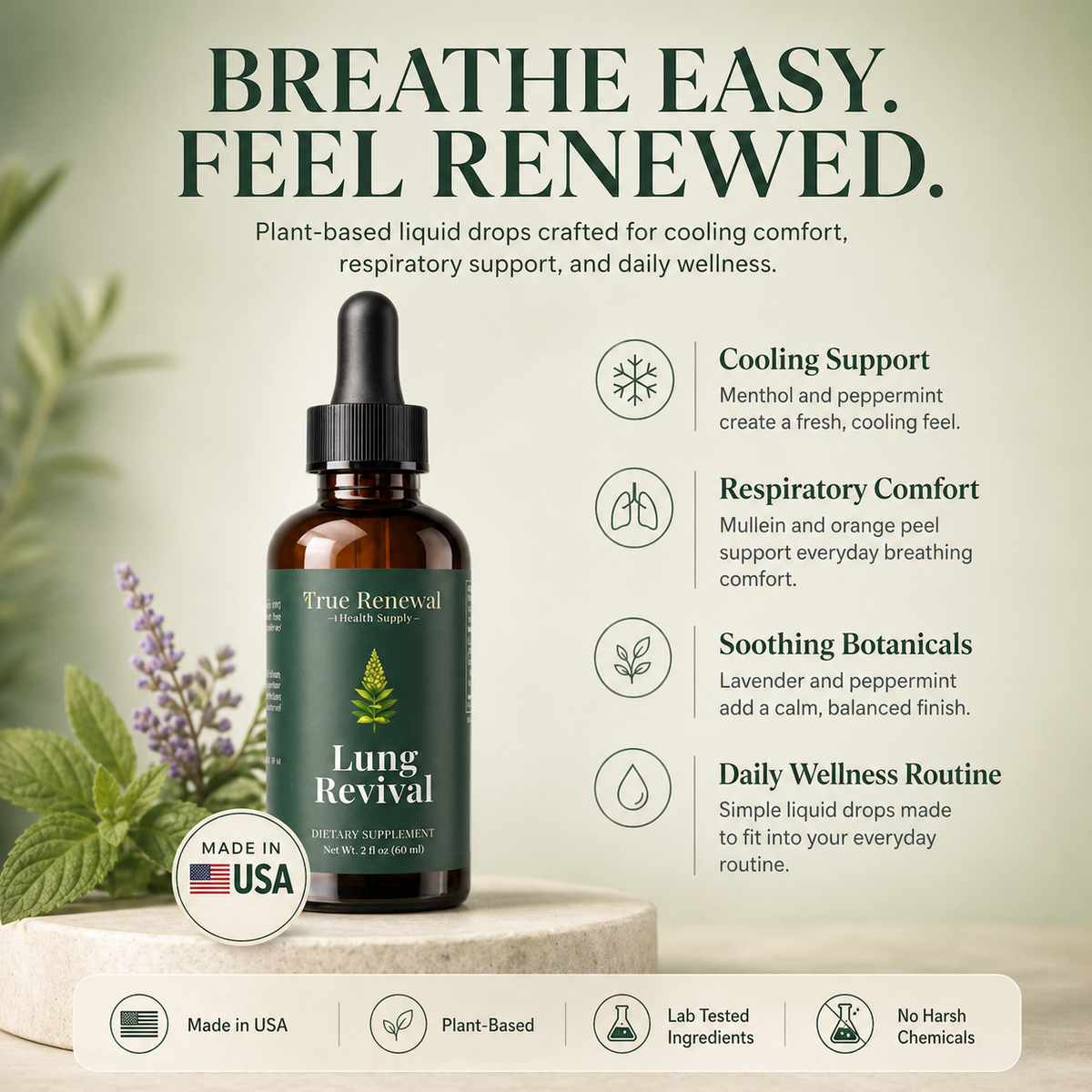Deep Breath Lung Revival Mullein Clarity Drops