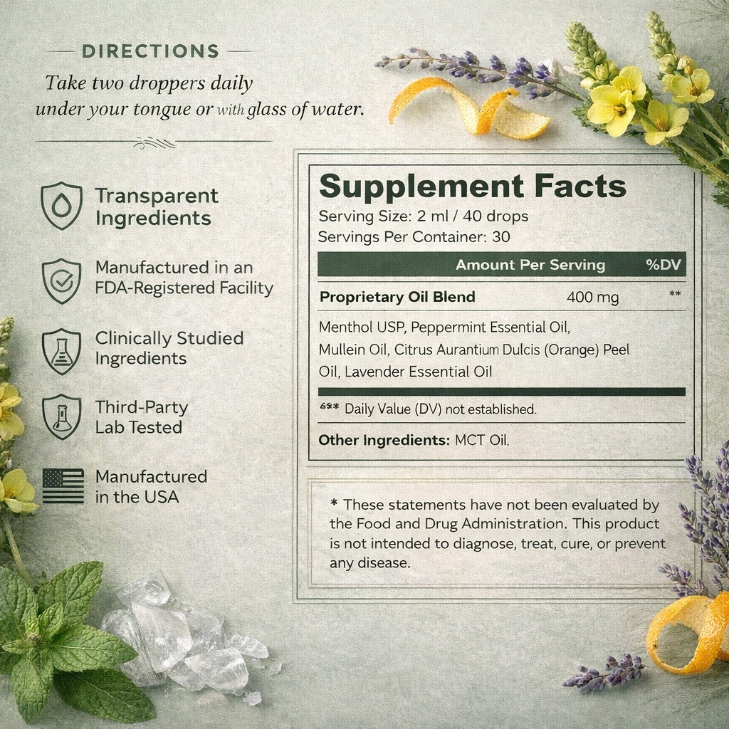 Deep Breath Lung Revival Mullein Clarity Drops