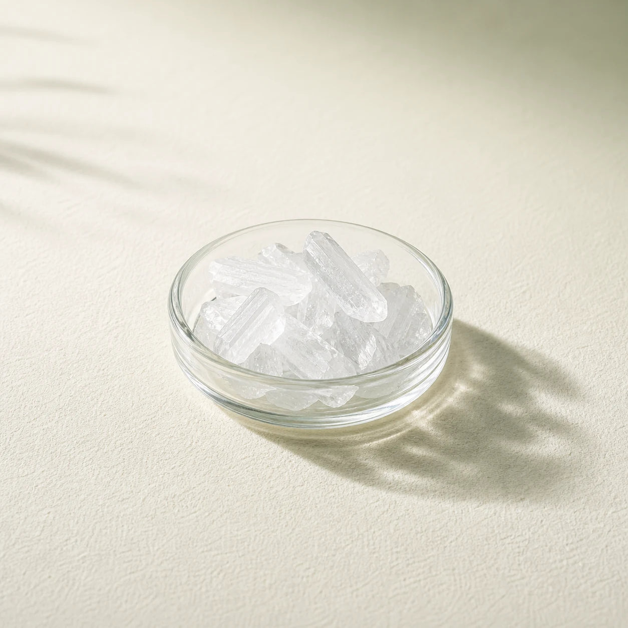 Menthol crystals